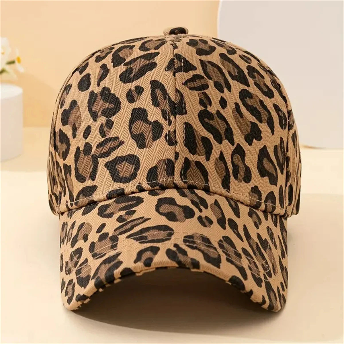 Leopard print baseball cap, fashion, casual lovers