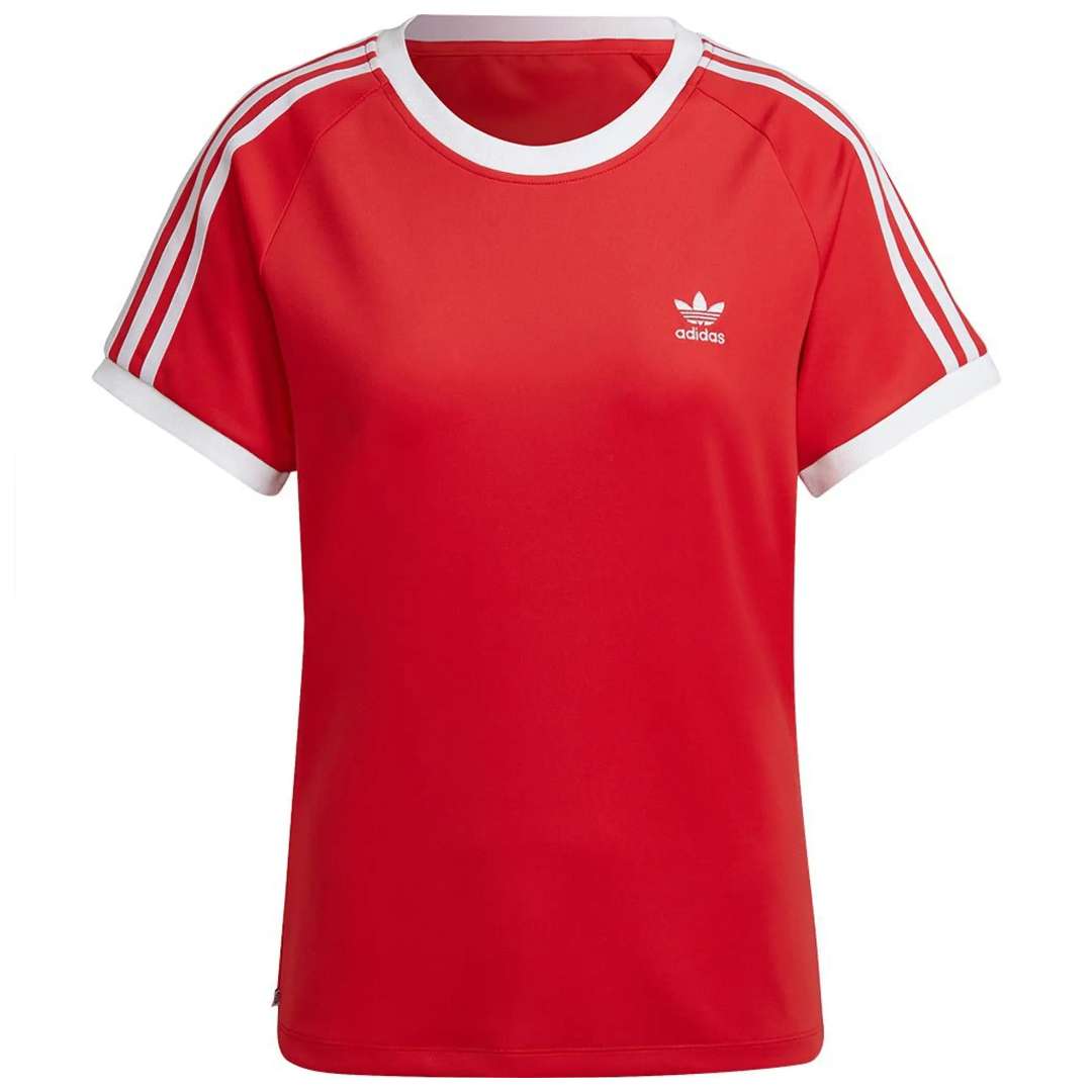 adidas Women's Essentials Slim 3-Stripes Tee