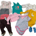Newborn Baby Girl Sleepers One Pieces Pants Pink Outfits Clothing Lot of 9 Items
