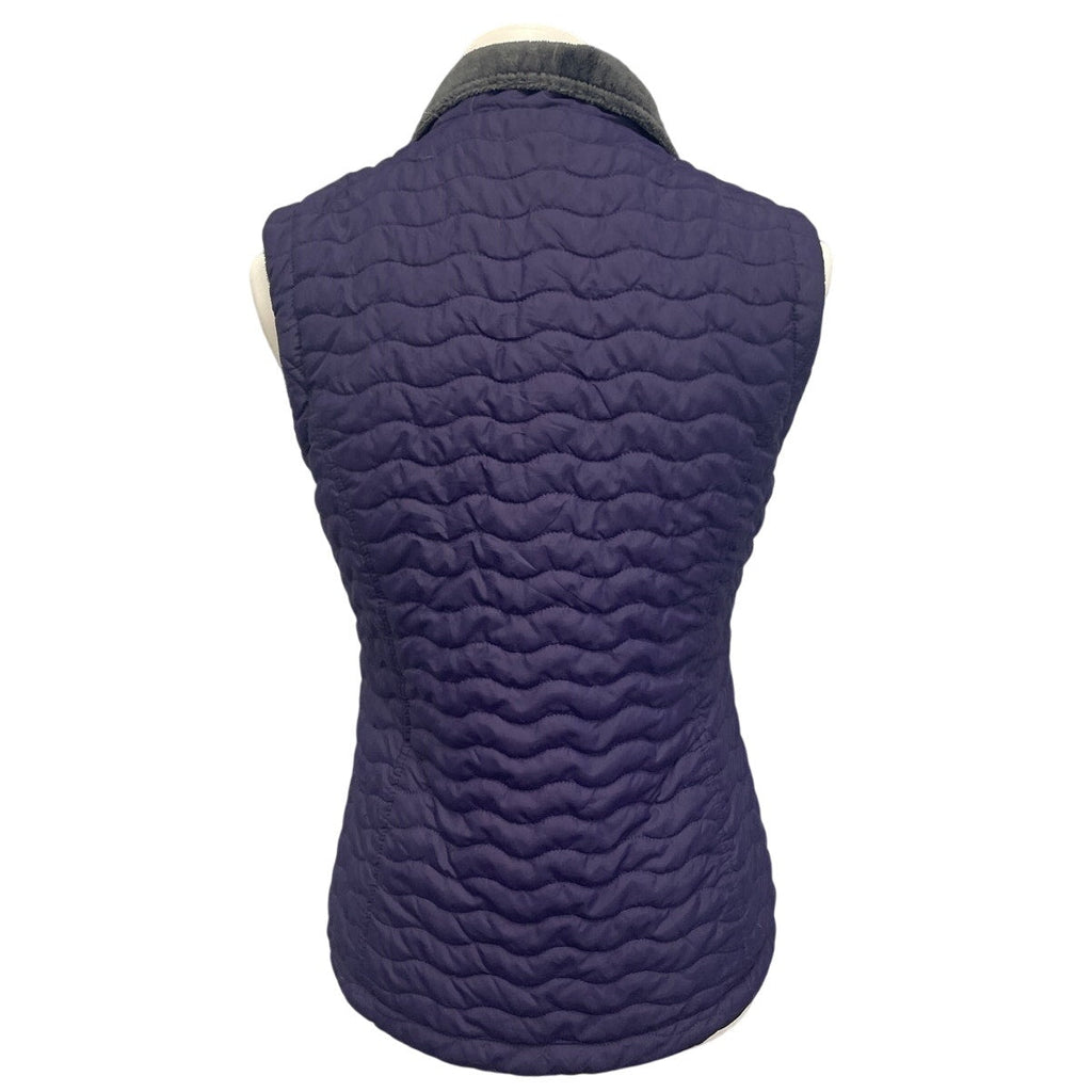 Free Country Womens Small Quilted Full Zip Warm Collared Puffer Vest Jacket