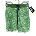 New Art Class Boys Size 16 Lined Tropical Fern Leaf UPF 50+ Swim Swimming Trunks