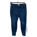 Lane Bryant Womens Size 16 Short High Rise Curvy Fit Skinny Denim Blue Jeans