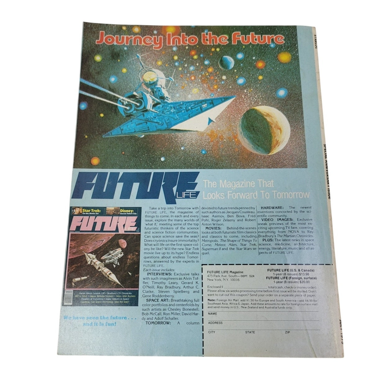 Vintage July 1979 Starlog The Magazine of the Future Number 24 Special Edition