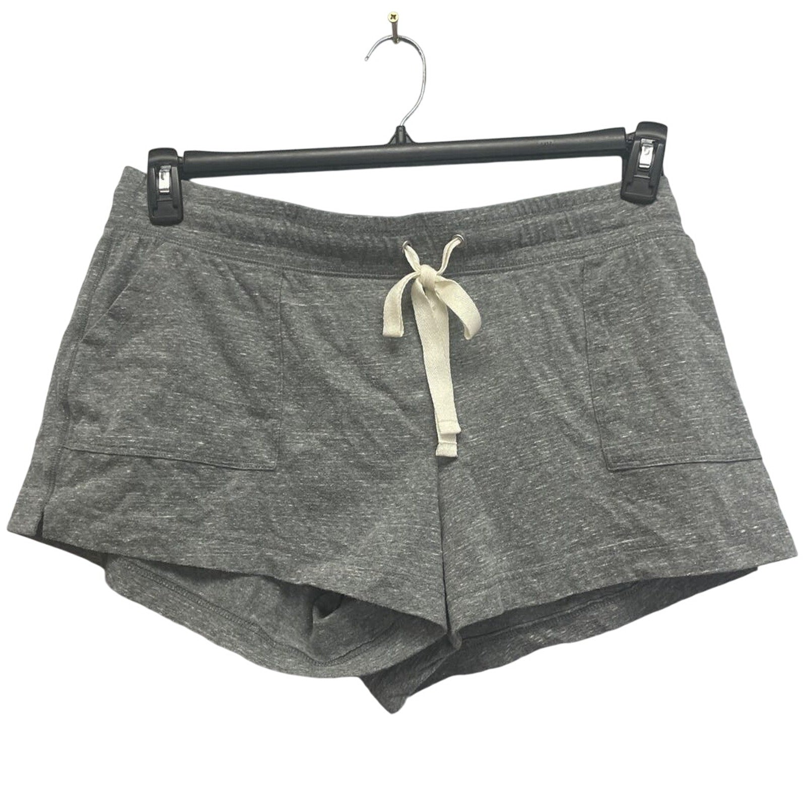 Just Be Womens XL PolyCotton Elastic Drawstring Waist Yoga Shorts