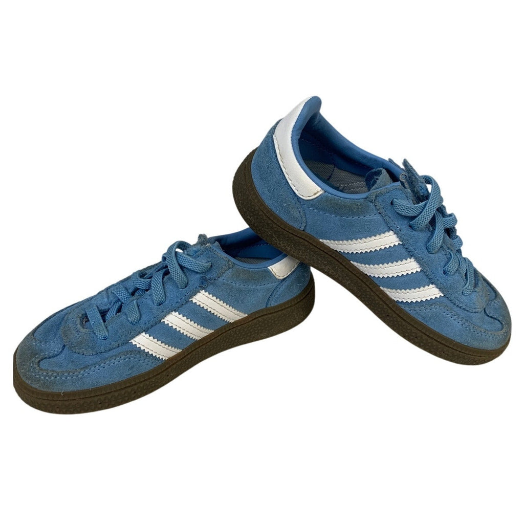 2 Pairs Adidas Boys Size 10 Blue Tan Pharrell Williams Ortholite Sneaker Shoes