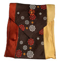 1970s Vintage Handmade Upcycled Mens Necktie Snap Pouch Cosmetic Bag Purse