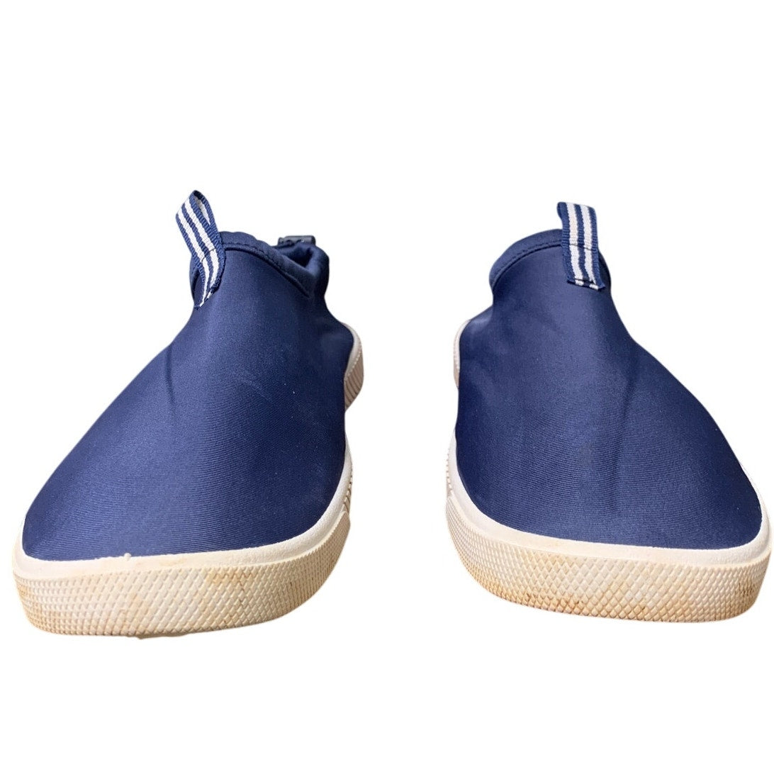 Lands' End Mens Size 12 Navy Blue Slip On Quick Dry Neoprene Aqua Water Shoes