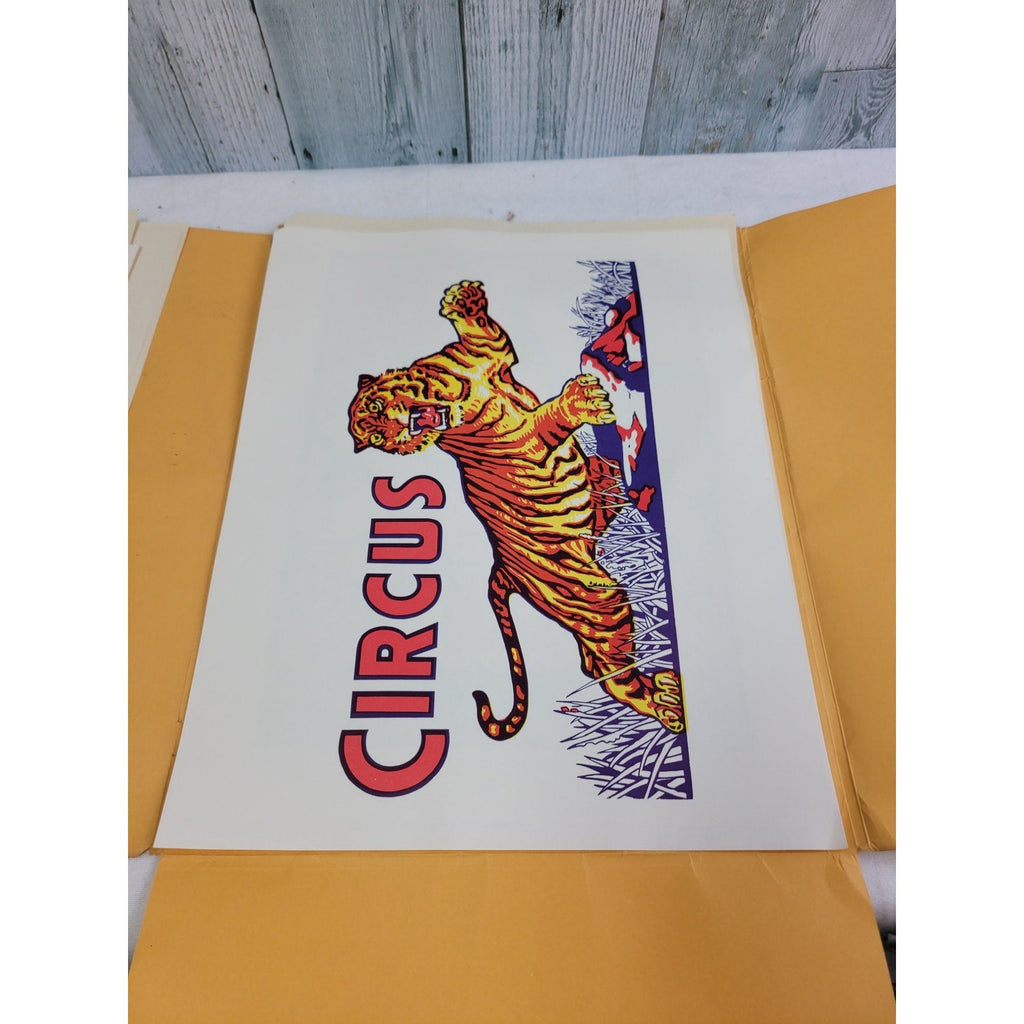 10 Vintage 1976 Circus Graphics of Majestic Photo Press 11" by 14" Art Posters
