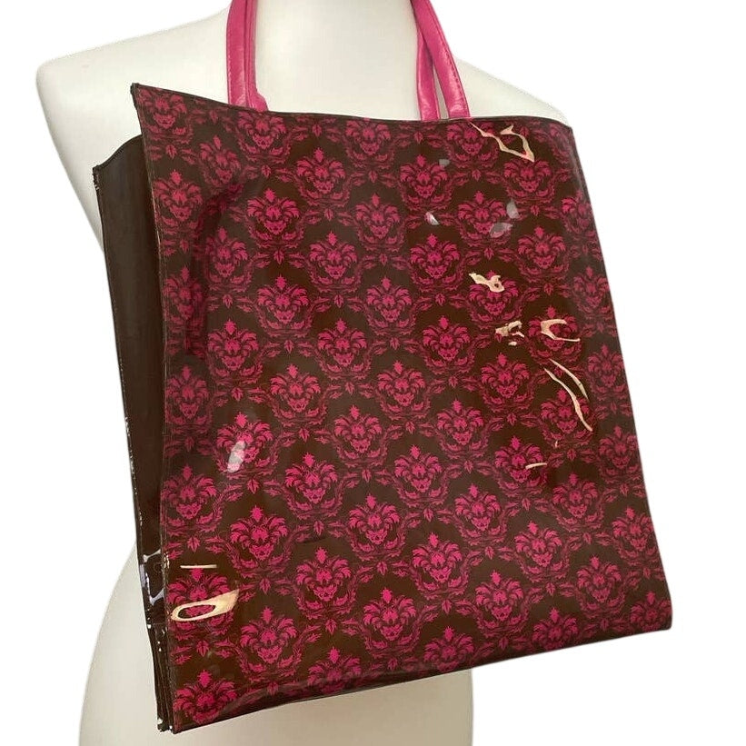 Papyrus The Joy Of Everyday Hummingbird Shiny Vinyl Plastic Handbag Tote Bag