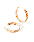 Ashley Mega Hoop Earrings - Desert Sand