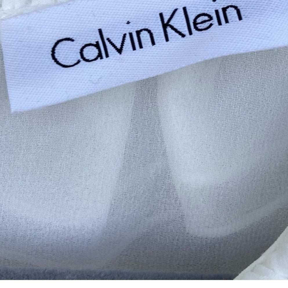NWT New Calvin Klein Womens Size 8 100% Polyester Sleeveless Lined Sheath Dress