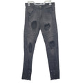 RedFox Juniors Size 13 Paint Splatters Factory Distressed Ribbed Denim Jeans