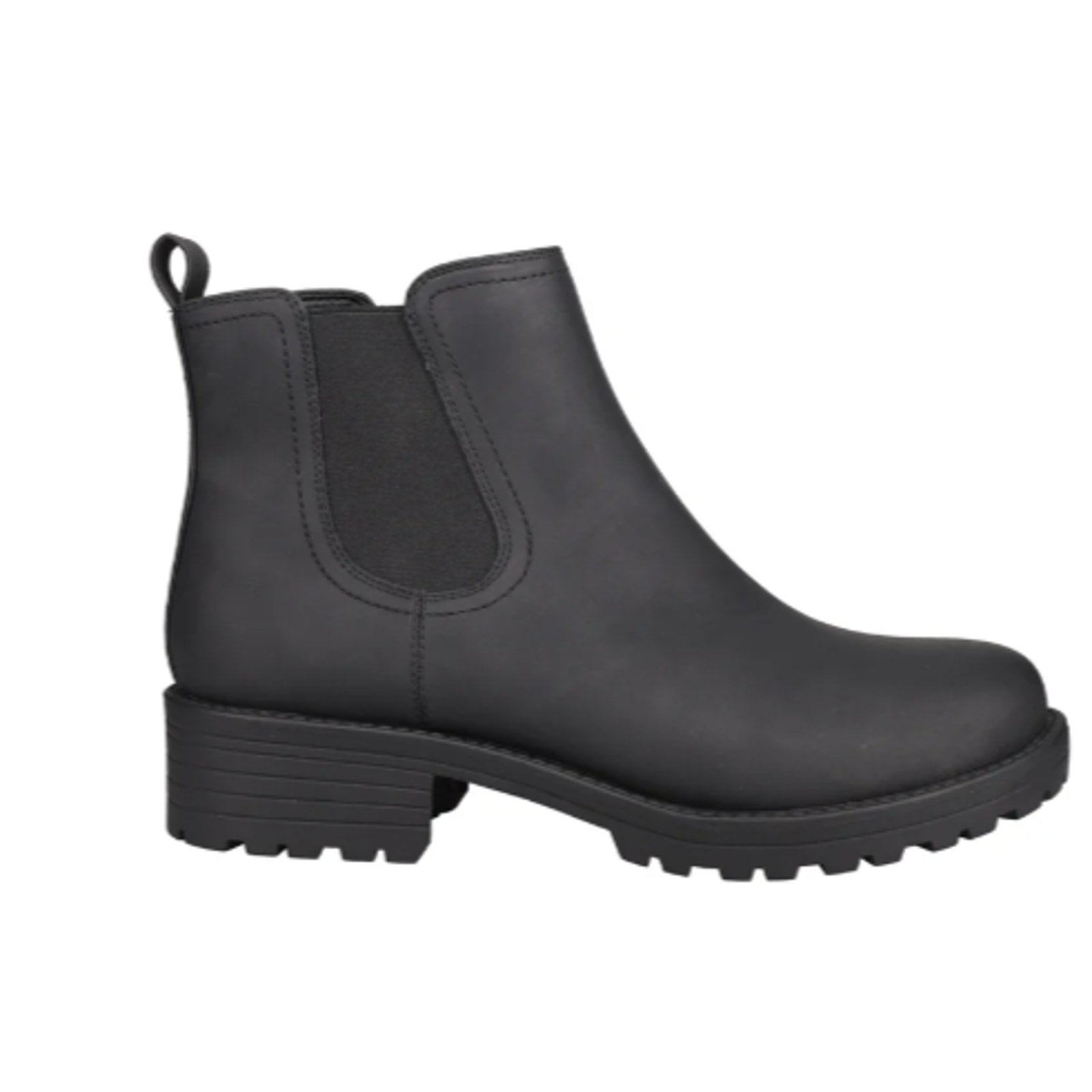 New In Box Buffalo Womens Size 8 Black Water Repellant Faux Leather Anna Boots