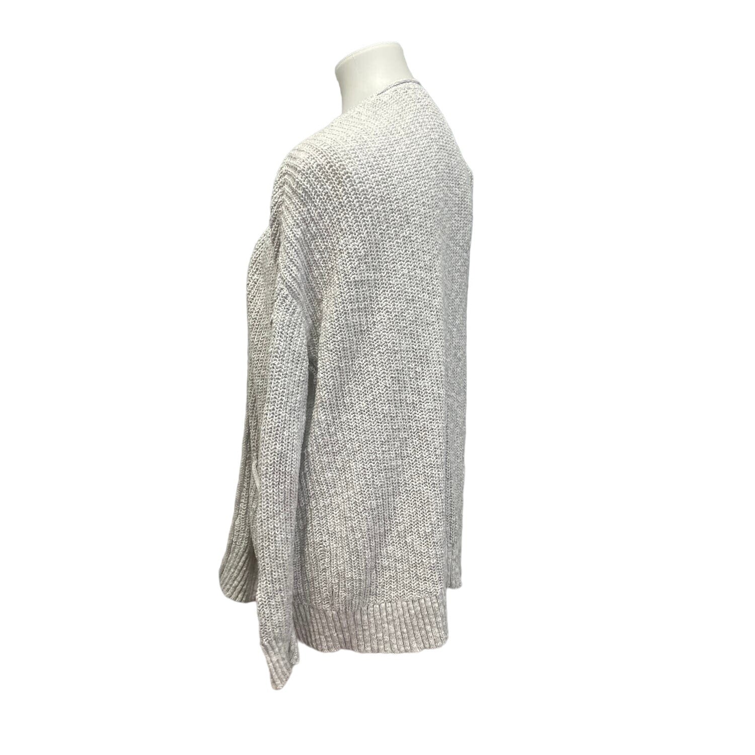 Mossimo Supply Co Womens Small Cabled Arms Open Front Cardigan Sweater