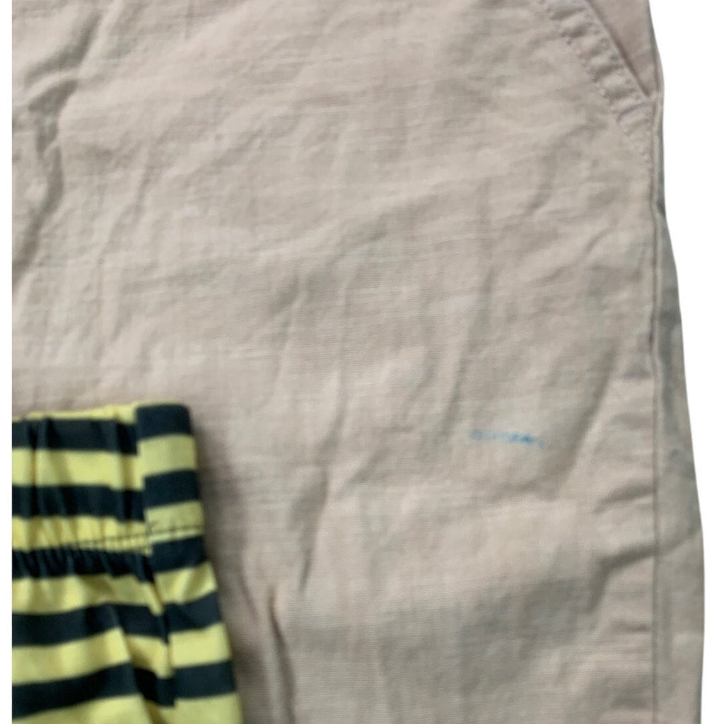Lot of 3 New Cat & Jack All in Motion Boys Large (10/12) Striped Khaki Shorts