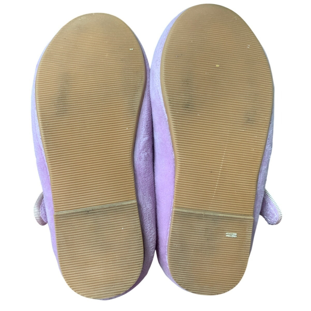 Kiderence Toddler Girls 8 Purple Mary Jane Ballet Flats Latch & Hook Close Shoes