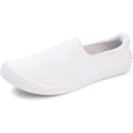 Funky Monkey Womens Size 7 White Canvas Crochet Heel Flat Low Top Sneaker Shoes