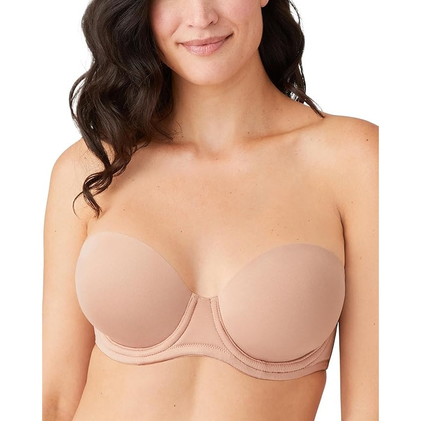 New Wacoal Women's 36B Tan Red Carpet Full Busted Strapless Convertible Bra