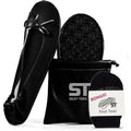 New Silky Toes Womens XL  Foldable Flats Purse Ballet Shoes Ballerina Slippers