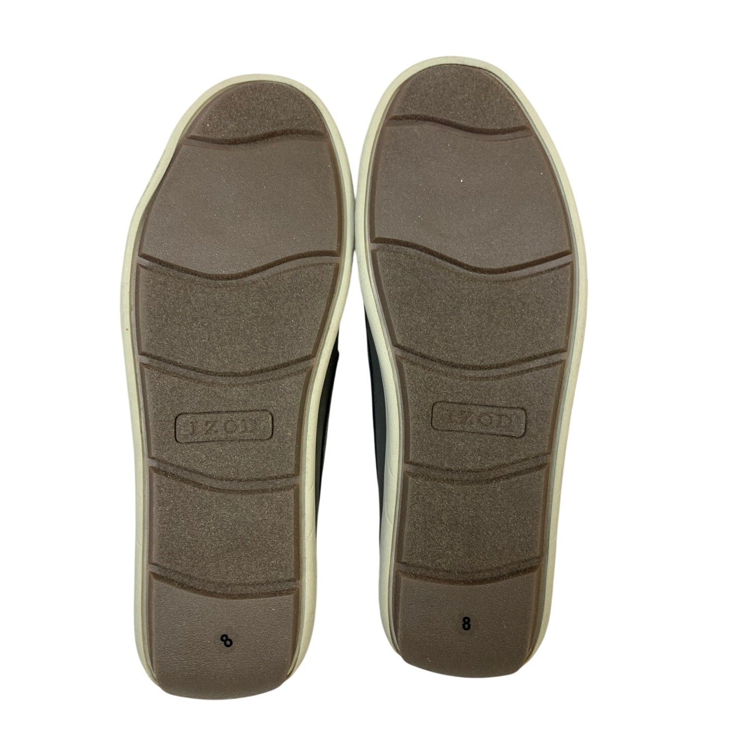 IZOD Mens Size 8 Gray Seapoint Slip On Loafers Round Toe Memory Foam Shoes