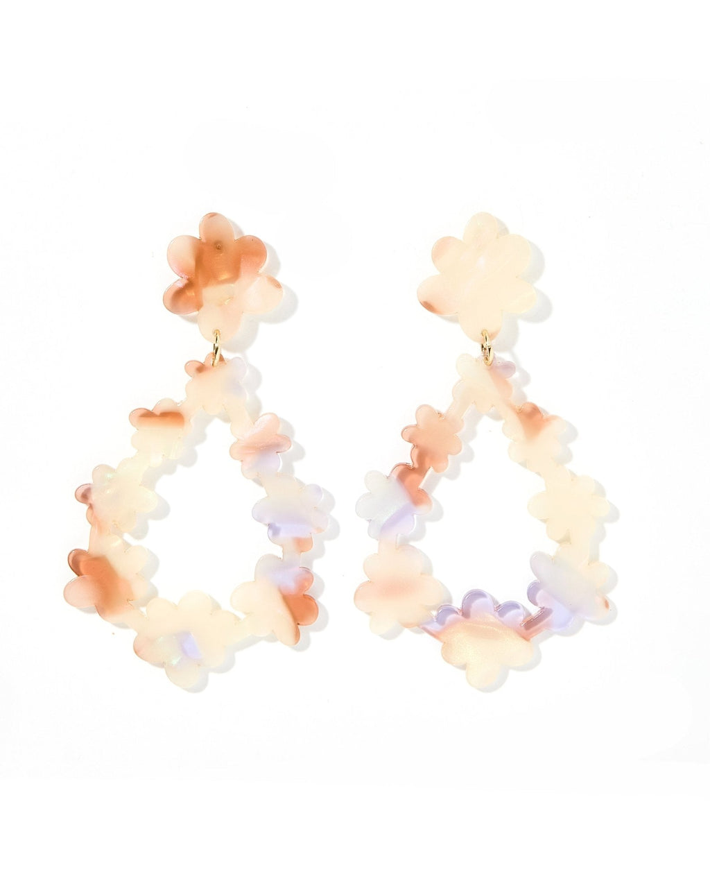Bianca Statement Earrings - Lavender Honey