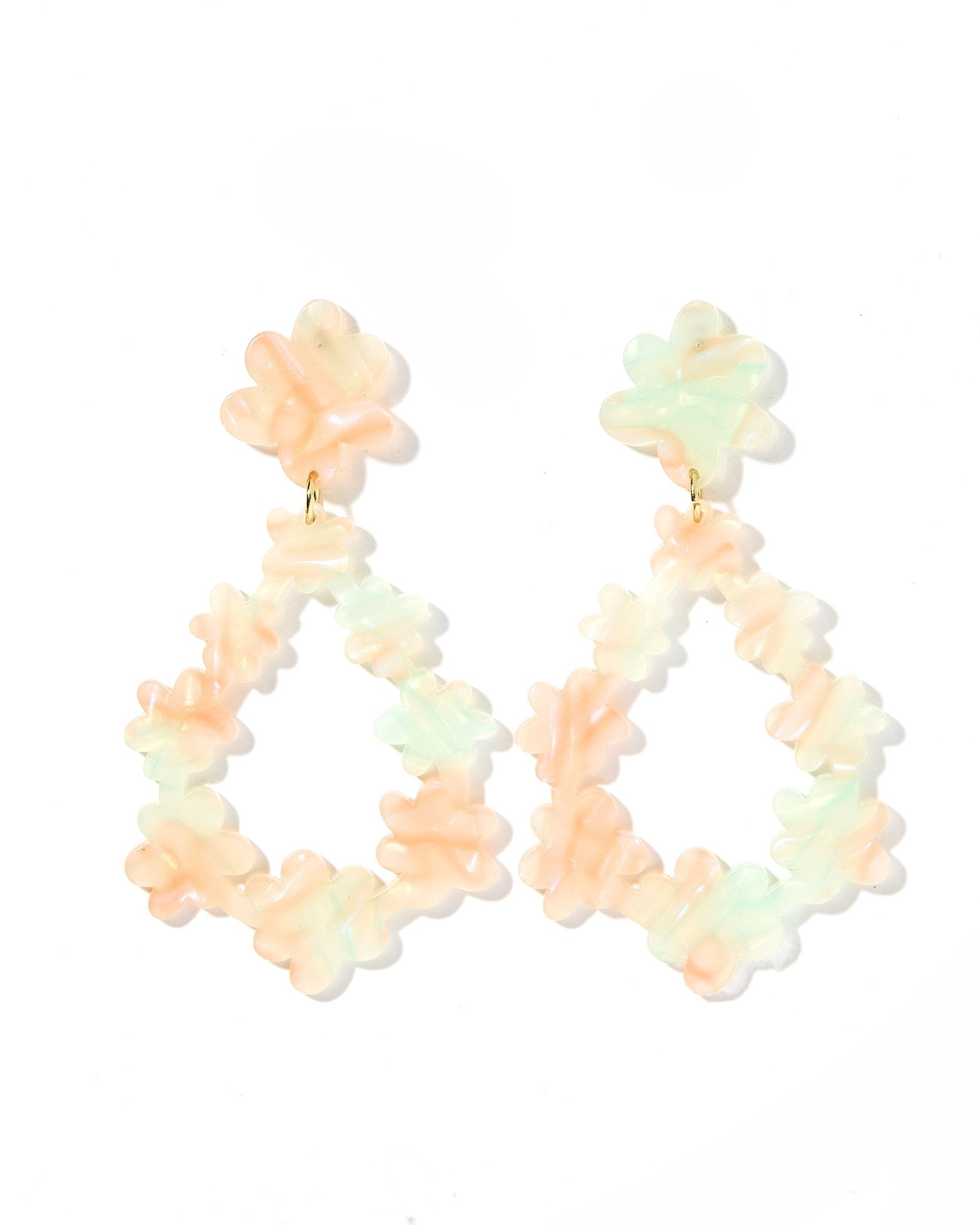 Bianca Statement Earrings - Pastel Punch