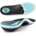 PCSsole Mens 6-6.5 220+lbs High Arch Orthotic Plantar Fasciitis Insoles