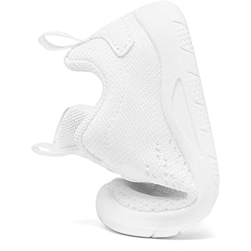 Morendl Toddler Size 10.5 White Mesh Slide On Non Slip Breathable Walking Shoes