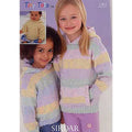 New Sirdar 1503 Tiny Tots DK Girls Pullover Sweater Double Knitting Pattern
