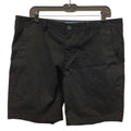 Perruzo Los Angeles Size Mens Size 36 Cotton Blend Black Chino Shorts w Pockets