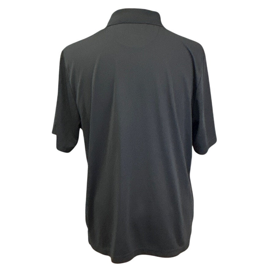 Ben Hogan Mens XL Gray 100% Polyester Short Sleeve Collared Polo Shirt