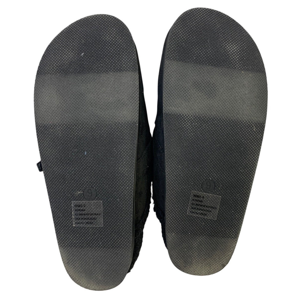 Dolce Vita Womens Size 9 Black Faux Suede Clog Fur Lined Round Toe Slip On Shoes