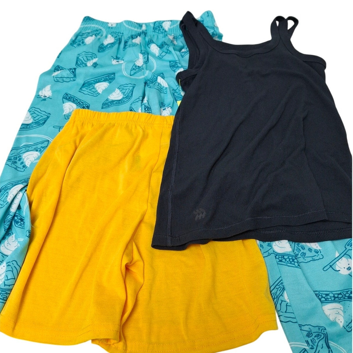 Cat & Jack All in Motions Boys Small PJ Shorts Pants Ribbed Tank Top Lot of 3