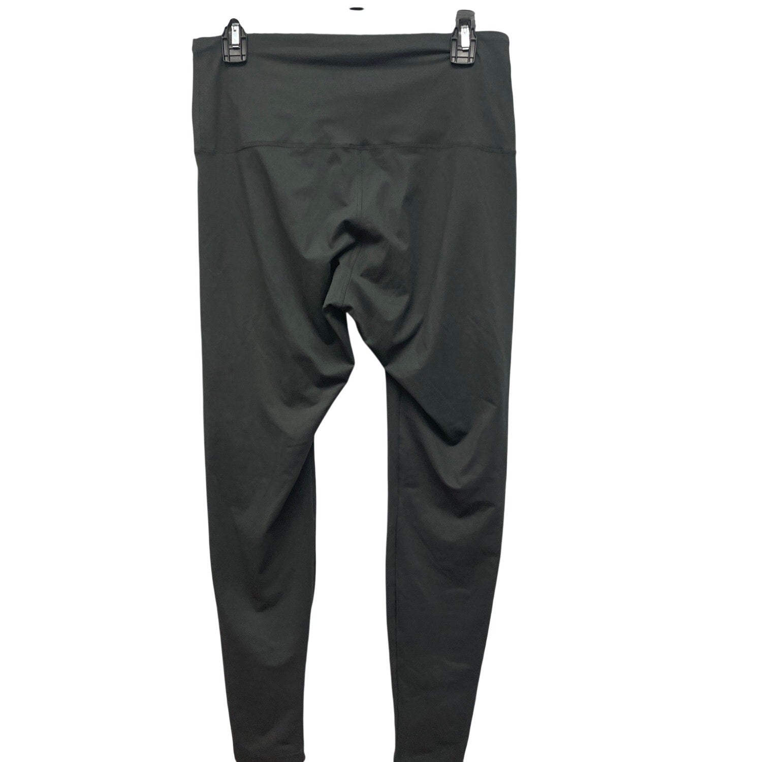 Womens Large Polyester Spandex Blend Stretchy High Waist Ankle Leggings