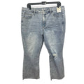 New Terra & Sky Plus Size 20W Stone Washed High Rise Stretch Denim Blue Jeans