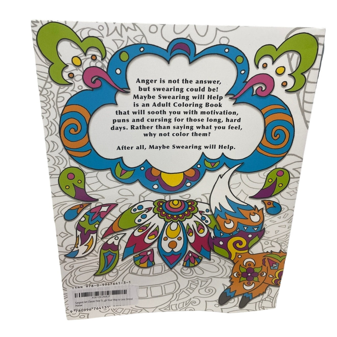 New NYX Spectrum Maybe Swearing Will Help Adult Coloring Book w 30 pc Marker Set