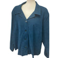 Leslie Fay Woman Plus Size 3X Long Sleeve Soft PolyBlend Button Up Blazer Jacket