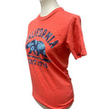 Aeropostale Womens XS California Floral Bear Cotton Blend Crew Neck Tee Shirt