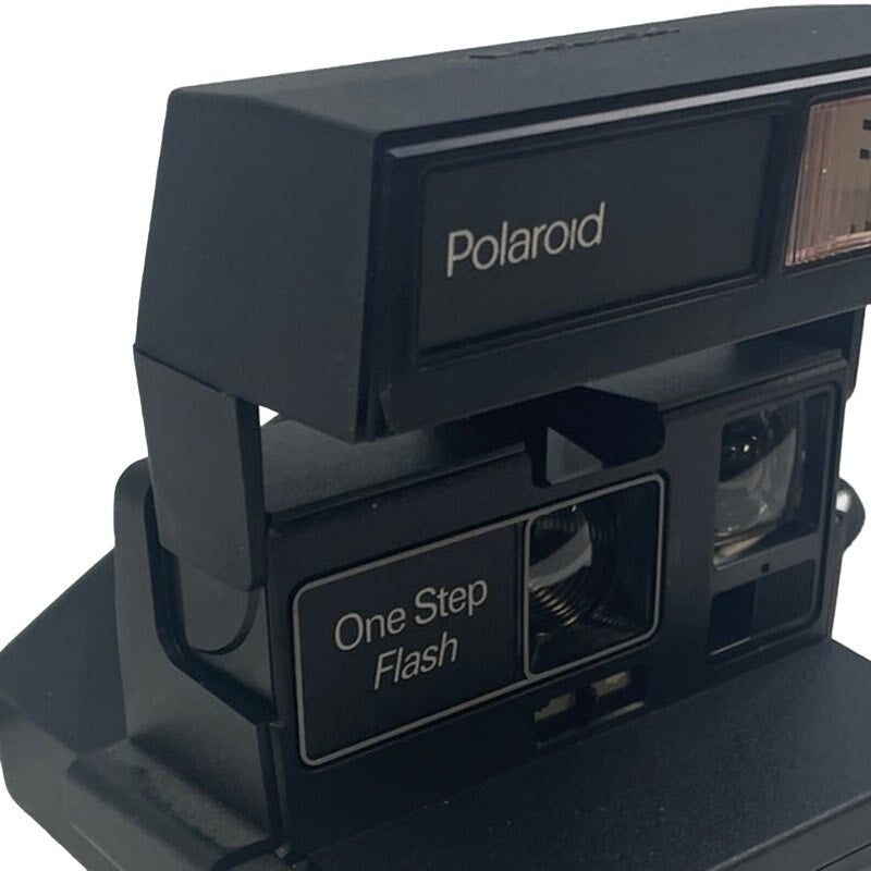 Vintage Working Polaroid One Step Flash Camera w Strap Made in United Kingdom