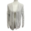 Mossimo Supply Co Womens Small Cabled Arms Open Front Cardigan Sweater