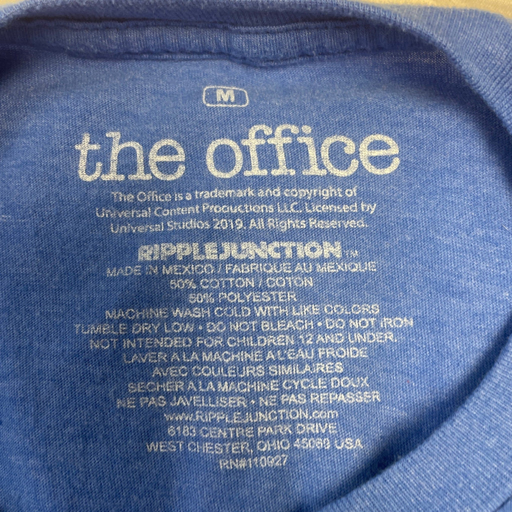 The Office Womens Medium Dunder Mifflin PolyCotton Short Sleeve Crew Neck Tee