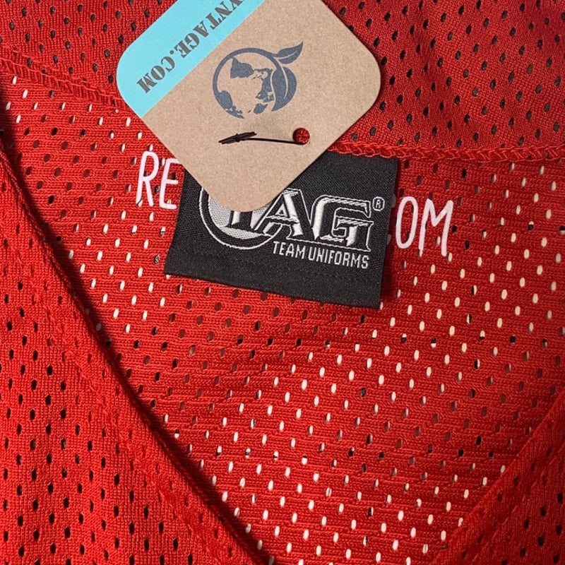 New Hand Printed XL Swifties Karma is the 87 Guy on the Chiefs Mesh Jersey Vest