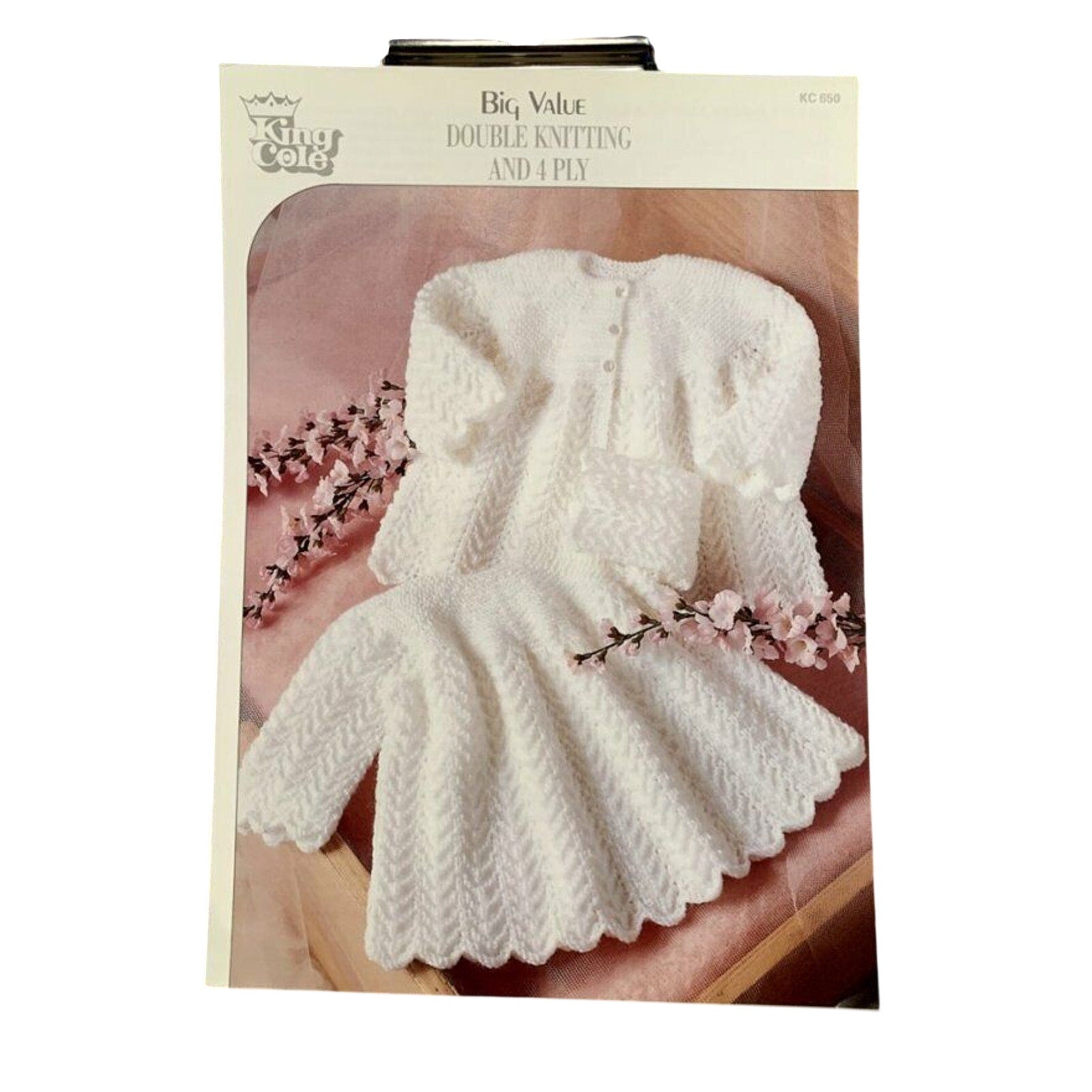 New King Cole KC650 Big Value DK Baby Dress & Coat Sweater Knitting Pattern