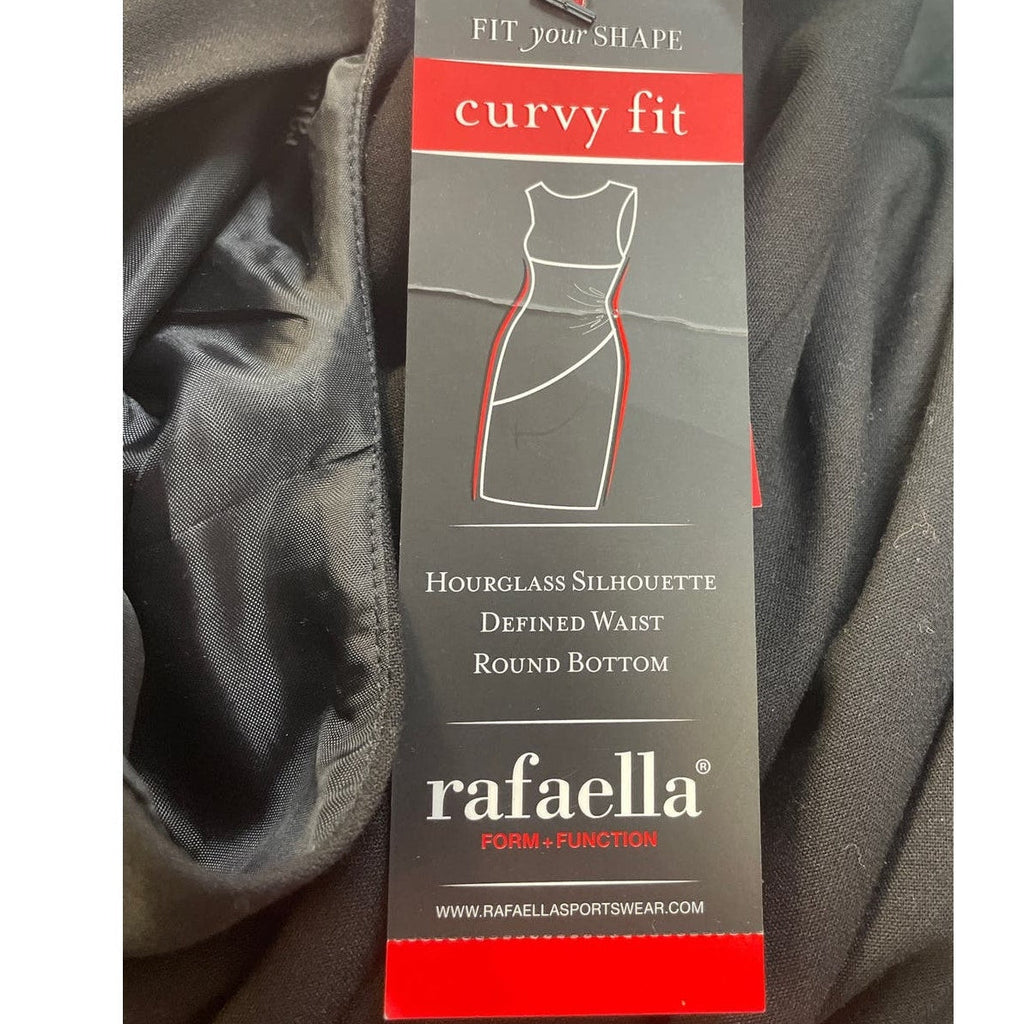 New Rafaella Woman Plus Size 16W Sleeveless Side Gathered Sheath Dress LBD