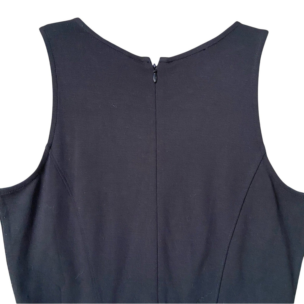 New Ann Taylor Womens Size 6 Sleeveless Back Zip Striped A Line Fit Flare Dress
