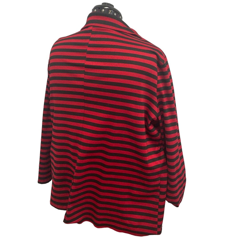 Jamie Nicole Collection Womens Plus Size 3X Long Sleeve Cotton Blend Blazer