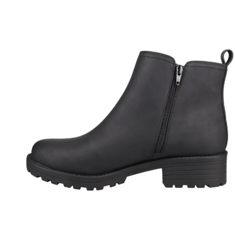 New Buffalo Womens Size 9 Black Water Repellant Faux Leather Anna Ankle Boots