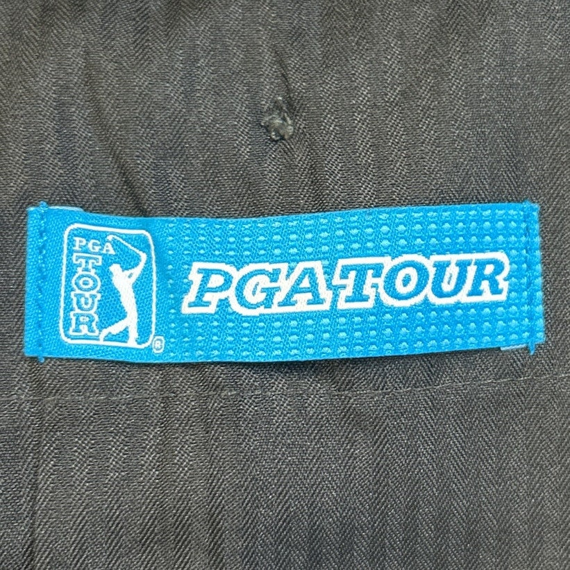 PGA Tour Mens Size 40 100% Polyester Long Plaid Board Athletic Golf Shorts