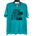 New Hand Printed Womens XL I Can Go From Zero To Detective In Seconds Tee Shirt