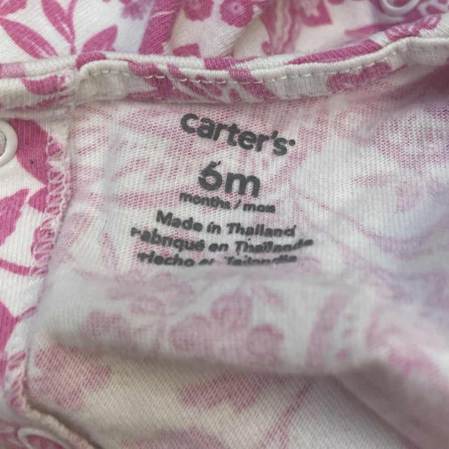 Lot of 5 Carters Little Me Baby Girls 6 Mos One Piece Outfits Dresses Cardigan